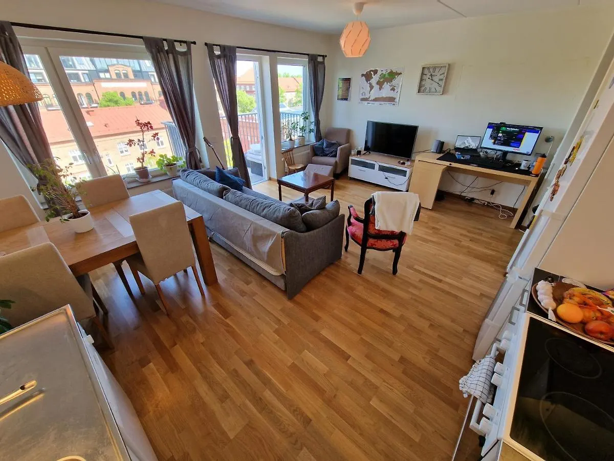 Charming Central City Modern Minimalist Malmo Apartment Sweden