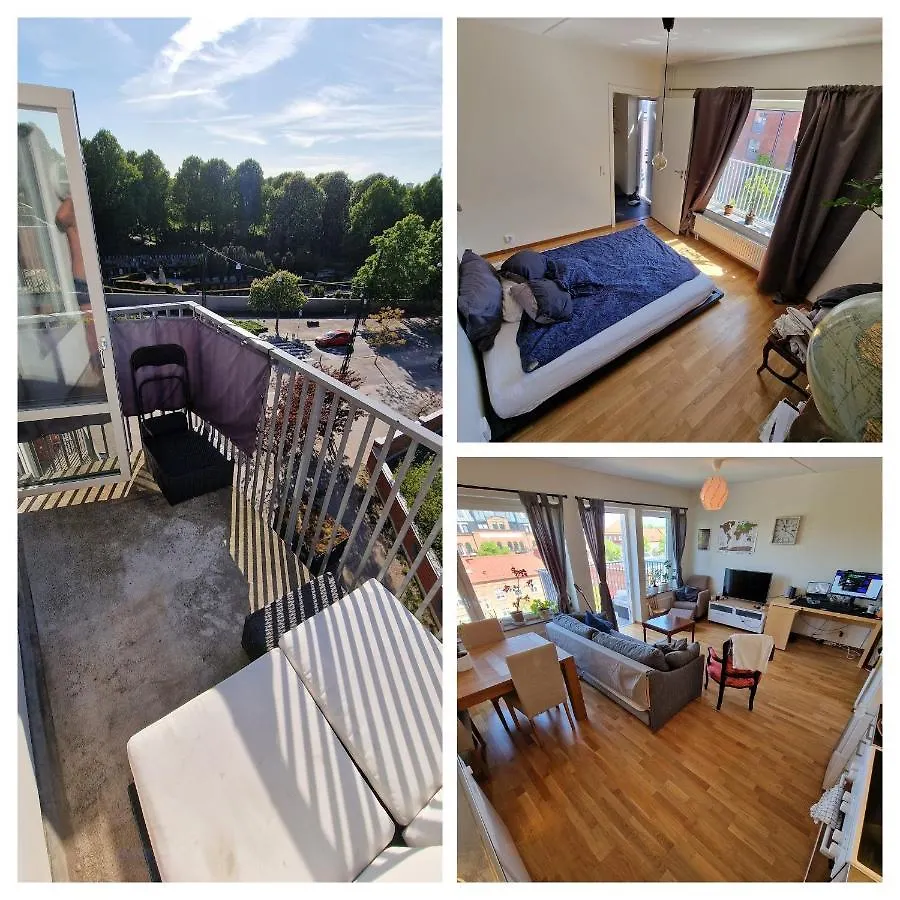 Charming Central City Modern Minimalist Malmoe Apartment location